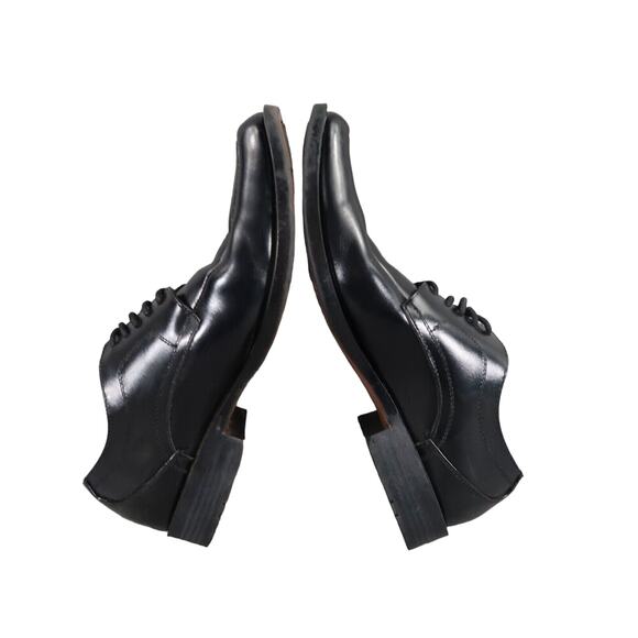 Stacy Adams Shoe Mens 8 Oxford Dress Formal Leather Square Toe Derby Calhoun Moc - Picture 11 of 15